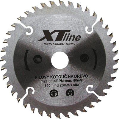 XTline Pilový kotouč s SK plátky trapéz 150x1,4x20/40 zubů