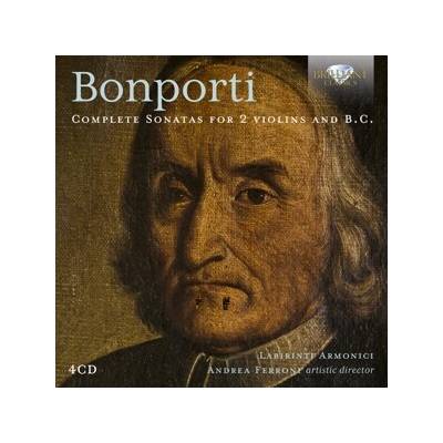 BRILLIANT CLASSICS LABIRINTI ARMONICI ANDREA FERRONI - Bonporti - Complete Sonatas For 2 Violins And B.C. CD