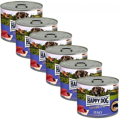 Happy Dog Büffel Pur Italy byvolie 6 x 200 g