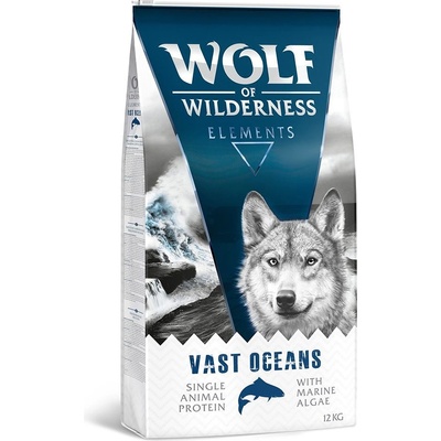 Wolf of Wilderness Vast Oceans s rybou 2 x 12 kg
