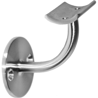Držiak madla ø 42,4 mm na stenu, brúsená nerez AISI 304