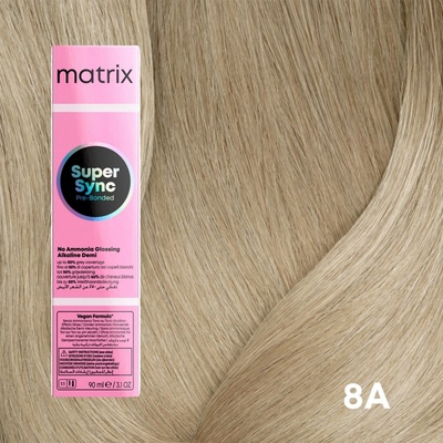 Matrix Super Sync Pre-Bonded Glossing Alkaline Demi Toner demi-permanentní toner 8A 90 ml