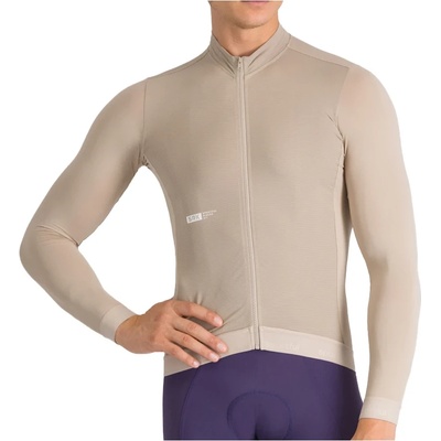 Sportful Мъжка фланелка с дълъг ръкав за колоездене Sportful SRK Jersey Long Sleeves Cycling jersey - Sand - размер XXL (056-3899-0415)