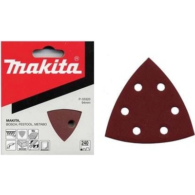 Makita P-33314 brusný papír 94x94x94mm K180, 10ks