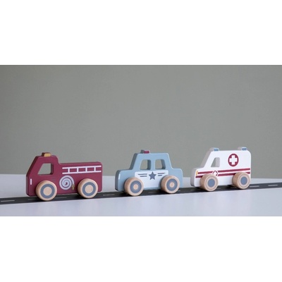 LITTLE DUTCH Autíčka set 3ks