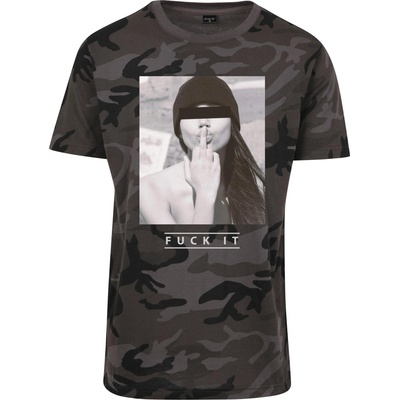 Mister Tee Тениска F#? KIT Tee darkcamo XXLUB-MT133-00707 - Черен, размер S