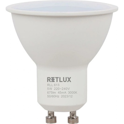 RETLUX RLL 613 GU10 bulb 5W WW D – Hledejceny.cz