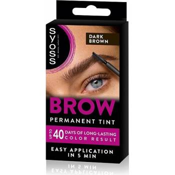 Syoss Brow Tint tmavohnedá farba na obočie 17 ml