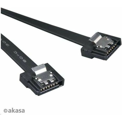 AKASA - Proslim - Sata kabel - 15 cm AK-CBSA05-15BK