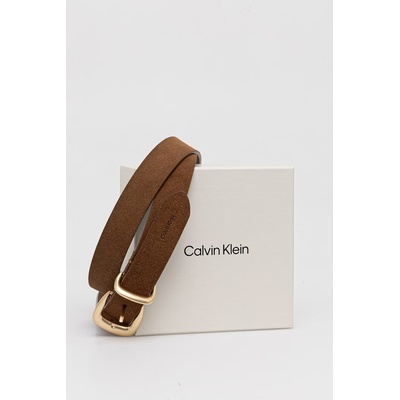 Calvin Klein колан дамски от велур (LV04F7065G)