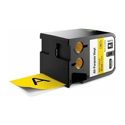 páska DYMO XTL 1868775 Black On Yellow All-Purpose Vinyl Tape (54mm) (1868775)