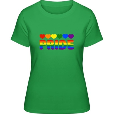 Premium Pride Tričko Dúhový dizajn Pride Čistá zelená