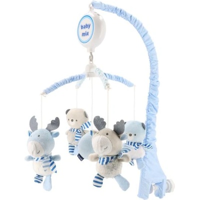 Baby Mix Електронна въртележка над леглото Baby Mix Лосове и мечета с мелодии