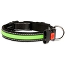 KAR Obojek nylon LED USB nabíjecí