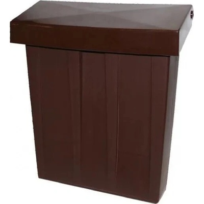 Trispol Poštovní schránka STARÁ HNĚDÁ 32 × 40 × 15,3 cm – Hledejceny.cz
