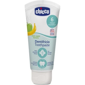 Chicco Паста за зъби Chicco - Ябълка и банан, 50 ml