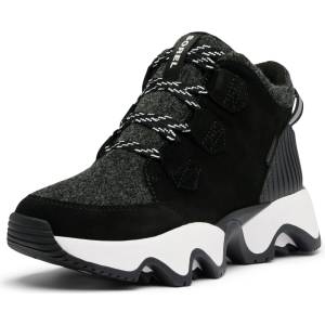 Sorel Дамски ежедневни боти Sorel Women's Kinetic Impact Caribou Plus WP Casual boots - Black / Sea Salt - размер 40 (EU) (126-0508-0117)