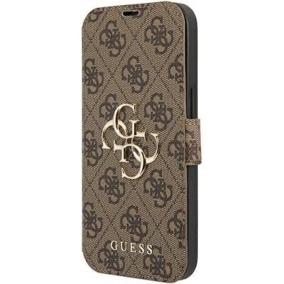 GUESS Калъф Guess GUBKP13L4GMGBR, за iPhone 13 Pro / 13 6.1", кафяв (GUE001576-0)