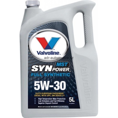 Valvoline SynPower MST 5W-30 5 l