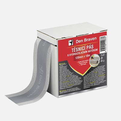 DEN BRAVEN Tesniaci pás S-T Profi 120 mm x 10 m sivá CH0306