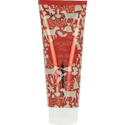 Vivian Gray Red Christmas pečující sprchový gel 100 ml