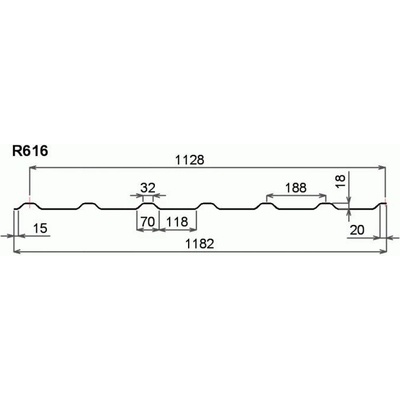 Elyplast Sklolaminát 188/18SAT 1 mm x 1182 x 5000 mm 2UV389 čirá 1 ks