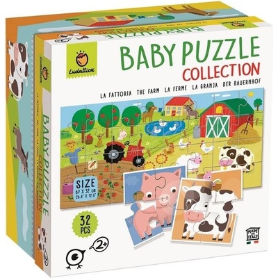 Ludattica Farma Obojstranné pre najmenších 20514 32 dielov