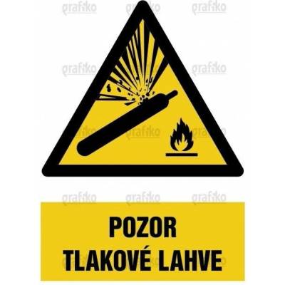 Grafiko | tlakové láhve - Text obrázku (tabulka s vlastním textem), Materiál Hliník, Rozměr 297x210mm