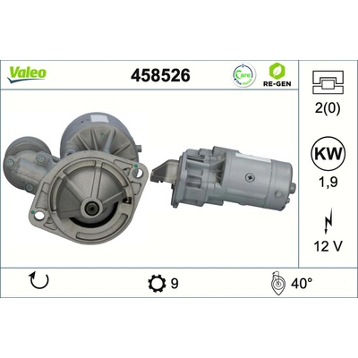 Štartér VALEO 458526