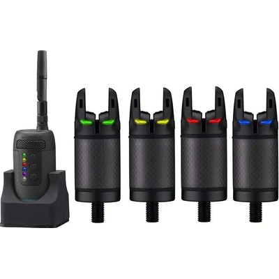 Prologic sada hlásičů K3 Bitte Alarm Set 4+1 zelená žlutá červená modrá