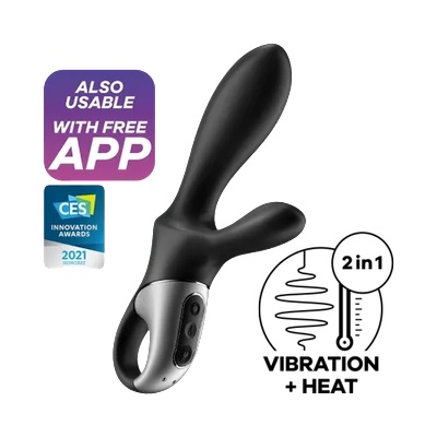 Satisfyer Унисекс презаредим стимулатор Satisfyer Heat Climax+ с App