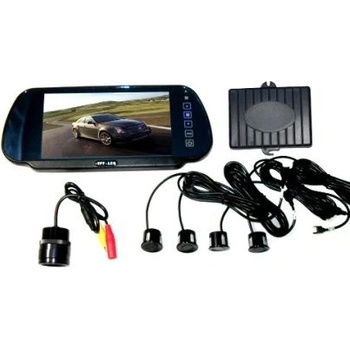 Парктроник с цветен дисплей 7" в огледало с USB, Bluethooth и камера
