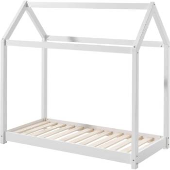 VIPACK Бяло детско легло за къща , 70 x 140 cm Cabane - Vipack (CABE7014)