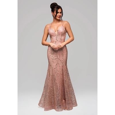 Edoti Evening dress LA-OM-DL ružová