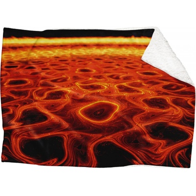Impar fleece deka Abstrakce 3 Podšití beránkem ANO 150x120