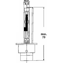 Xenonová výbojka D2R 4000K GENERAL ELECTRIC / TUNGSRAM, 1ks