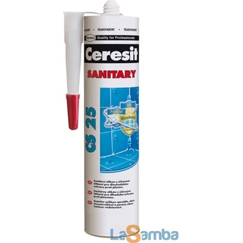 CERESIT CS 25 sanitární silikon 280g stříbrný