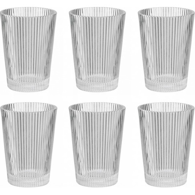 Stelton Sklenice na vodu PILASTRO čirá 6 x 240 ml