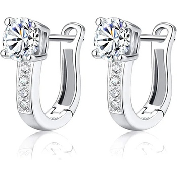 DELIS Сребърни обеци, jw908, елегантен дизайн, с родиево покритие (jw908)