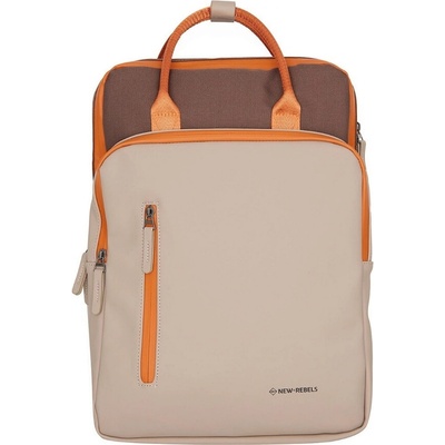 New Rebels městský dvoukomorový batoh Ferron Milwaukee coffe 19 l