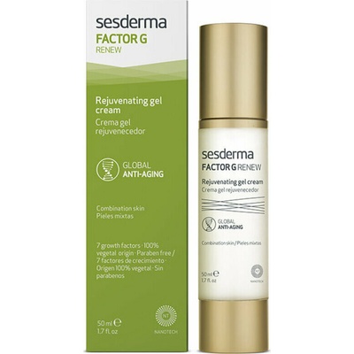 Sesderma Factor G Renew gelový krém pro redefinici kontur obličeje a krku Global Anti-Aging Action 50 ml
