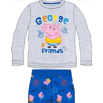 Chlapecké pyžamo George Pig světle šedá