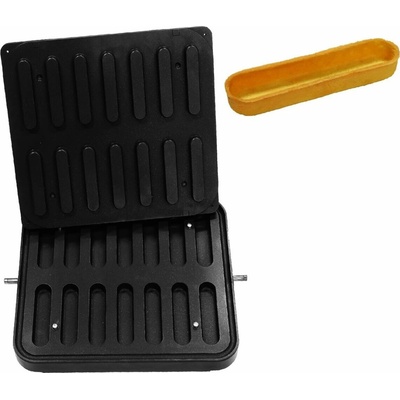 G.Gastro Forma pro tartletkovač TMPIC - Tvar: 14x Eclair - 120x30 mm - 44816