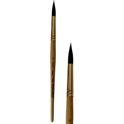 Štetec Simply-T Academy SX3011 - okrúhly, krátka rukoväť Veľkosť štetca: 4