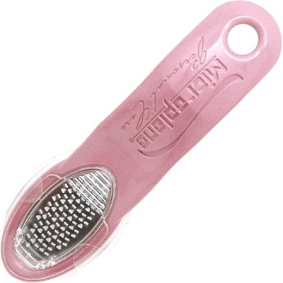 BC box Microplane Škrabka na nohy růžová