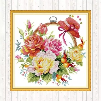 Image 1 of Кошница с цветя 32/32 см