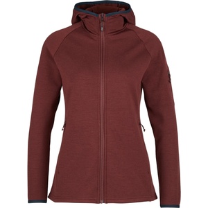 Stoic Дамско вълнено яке Stoic Women's MerinoFleece335 KuolpaSt. II Zip Hoody Merino hoodie - Pure Chocolate - размер XS (105-6686-0411)