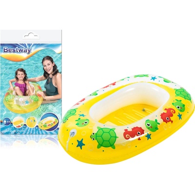 Bestway 34037 Nafukovací čln žltý 102 x 69 cm