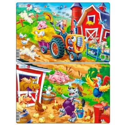 Larsen - Детски пъзел - Ферма - 16 части (U10)