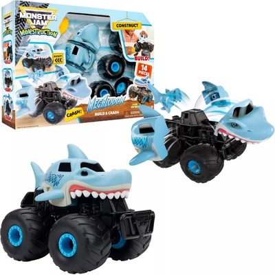 Monster Jam Monstruction Build and Crash Megalodon